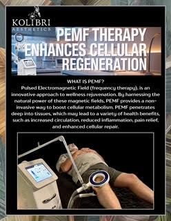 PEMF Therapy enhances cellular regeneration - informational graphic