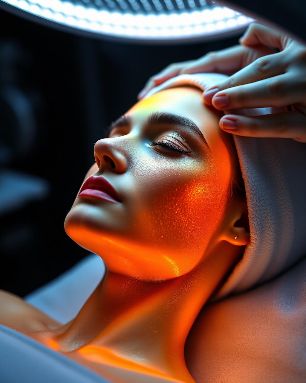 LED light therapy facial at Kolibri Aesthetics